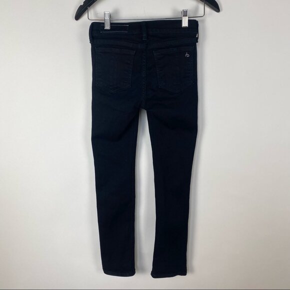 rag & bone | Capri Skinny in Blue/Black‎ Coal Wash - Picture 4 of 12